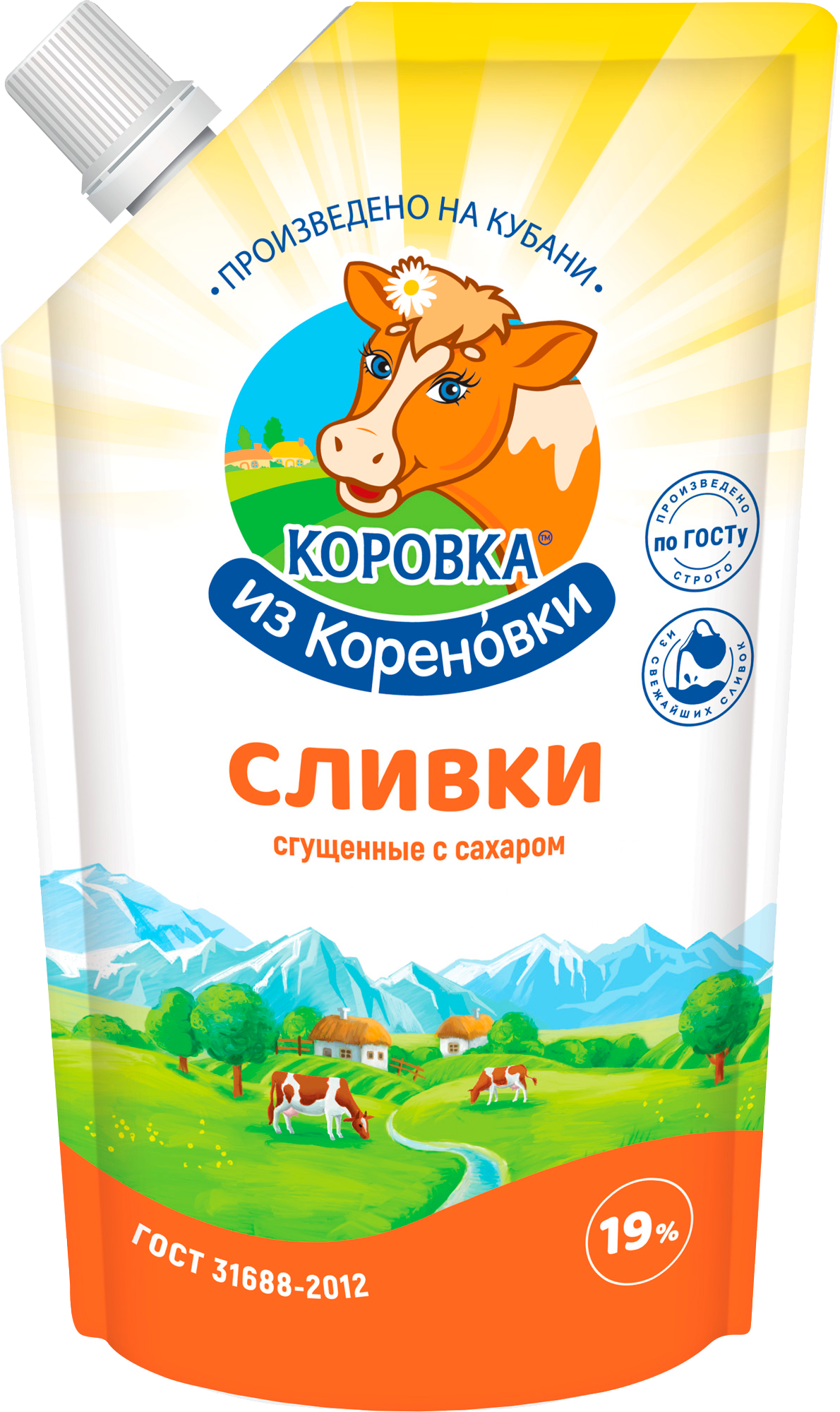 

Сливки Коровка Из Кореновки сгущённые 19%