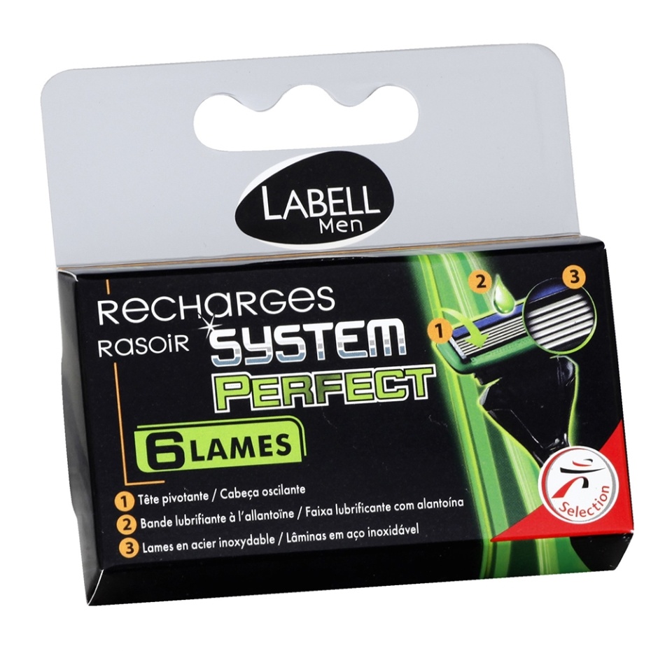 

Кассеты Labell Men для бритвенных станков, 1 шт