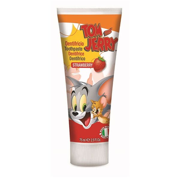 Зубная паста со вкусом клубники, Tom & Jerry, 75 мл, Италия