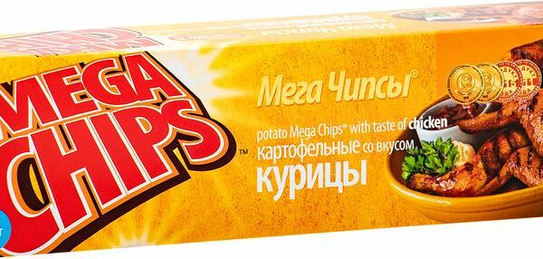 Чипсы картофельные Mega Chips со вкусом курицы, 100г