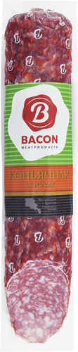 

Колбаса сырокопченая BACON Коньячная, 200г
