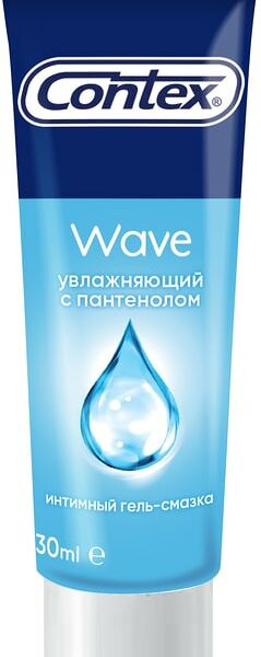 Гель-смазка Contex Wave Увлажняющий с пантенолом 30мл