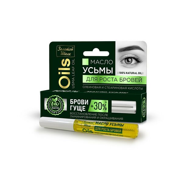 Масло усьмы для бровей Золотой шелк для роста 7мл