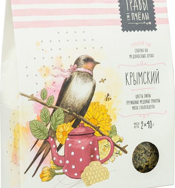 Чай травяной Травы и пчелы Крымский 80г