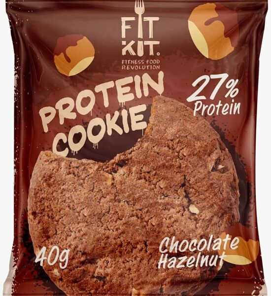 Печенье Fit Kit протеиновое Шоколад-Фундук 40г