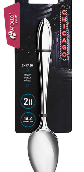 Набор ложек Apollo Chicago чайных, 2 шт
