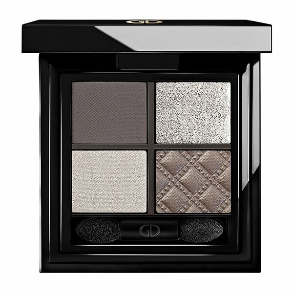 GA-DE Тени для век четырехцветные Idillic Soft Satin, 7 г, 37 Silver Smoke