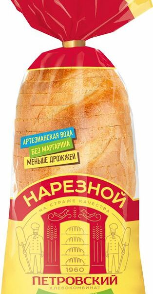 Батон Петровский ХК нарезной 300г