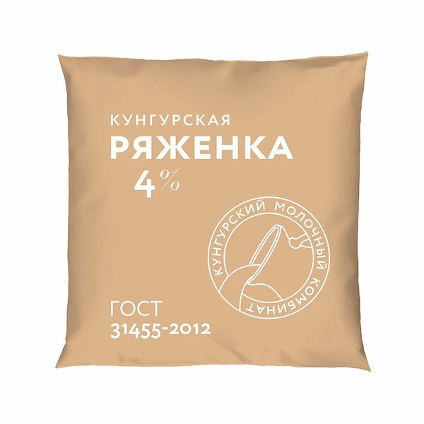 Ряженка Кунгурский молочный комбинат 4%
