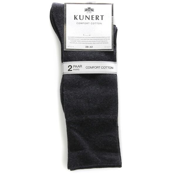 Носки Kunert Comfort мужские, цвет серый, размер 39-42, 2 пары