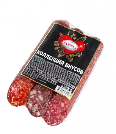Колбаса ТАВРИЯ Коллекция вкусов с/к в/у вес 