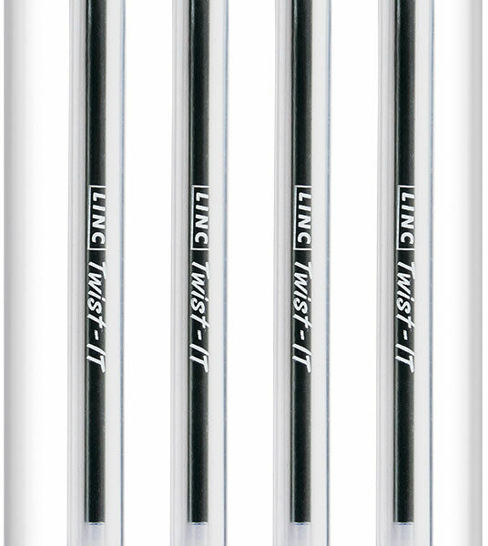 Набор шариковых ручек Фарм синих Linc TWIST-IT 0.7мм 4шт