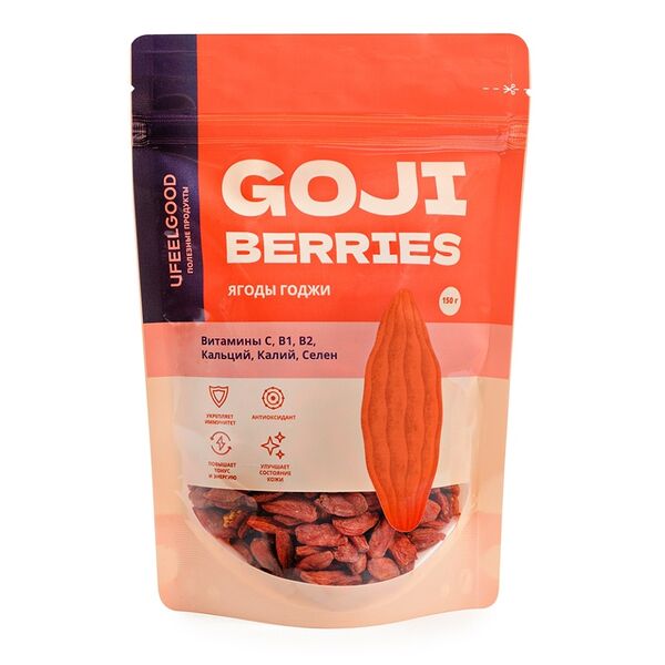 Сухофрукты UFEELGOOD ягоды годжи ИП Кутузов Д. М. 150г