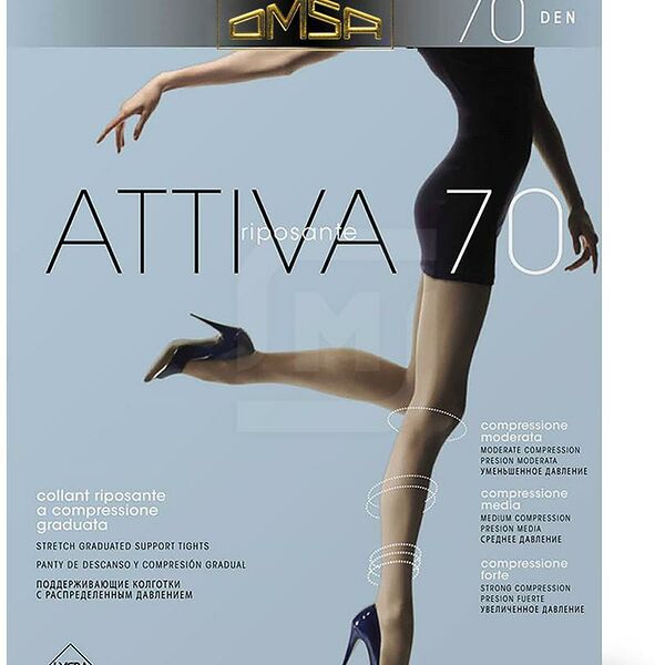 Колготки женские Оmsa Attiva 70 бежевые р. 3