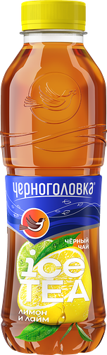 Чай черный Черноголовка Ice Tea Лимон и лайм 500мл