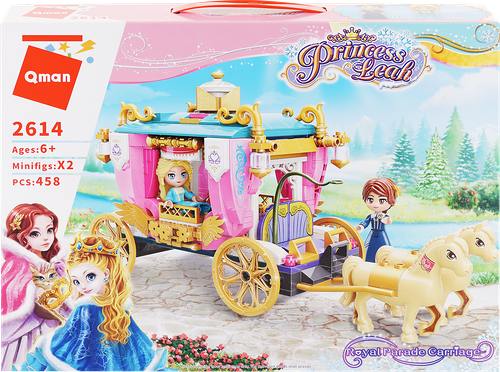 Конструктор QMAN Карета, 458 деталей