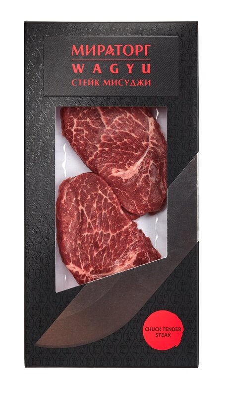Купить Стейк Мисуджи Wagyu 190г Мираторг по низкой цене с быстрой ...