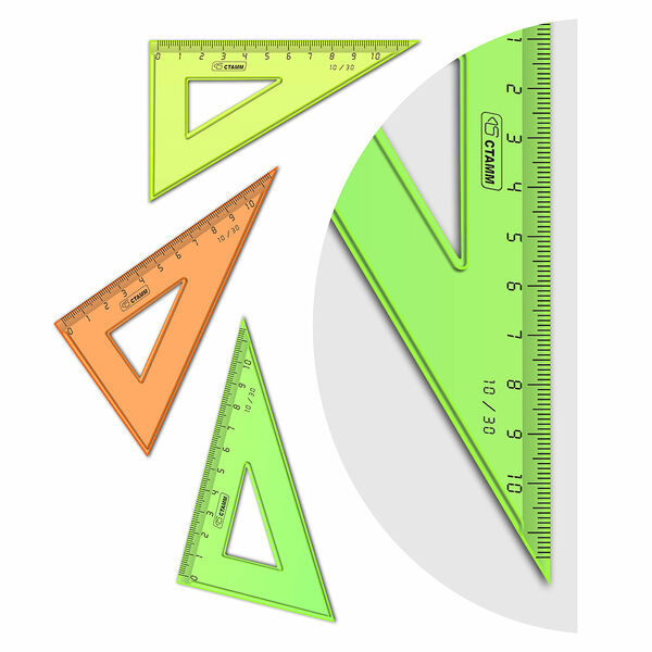 Треугольник Neon (Неон) 10 см ТМ Стамм