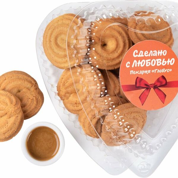 Печенье песочное Карамельное ТМ Глобус