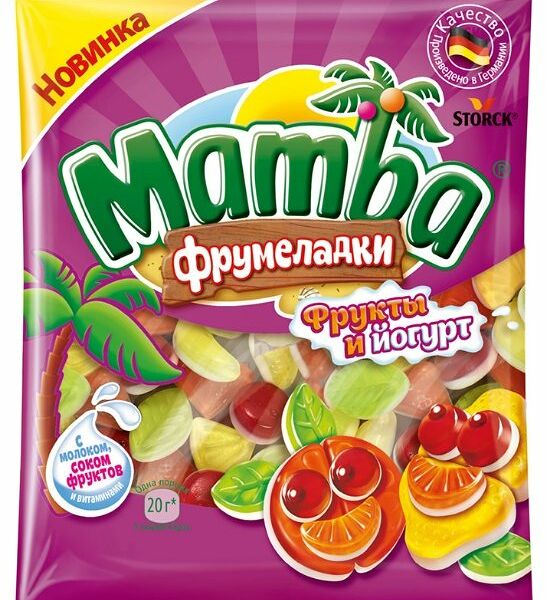 Мармелад Фрумеладки Mamba Фрукты и йогурт
