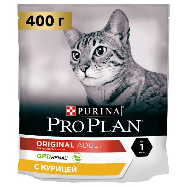 Pro Plan Original Adult корм для взрослых кошек Курица