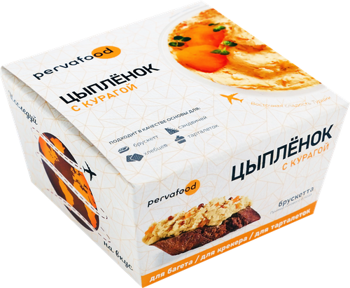 

крем-паста из мяса цыпленка Pervafood с курагой 140г