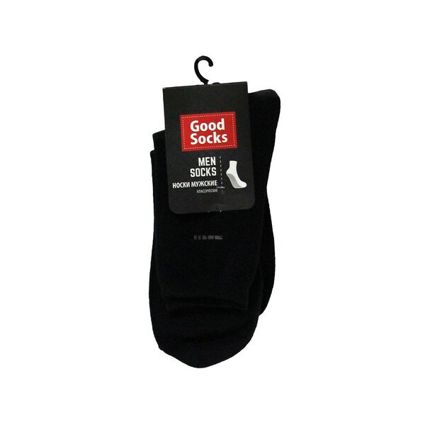 Мужские носки Good Socks OM1075, трикотажные, черные, р.27
