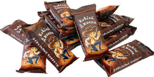 

Конфеты Невский кондитер Ковбой Джонни вафельные в глазури вес