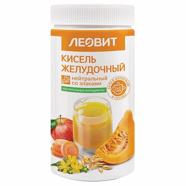 Леовит кисель желудочный нейтральный 400 г со злаками
