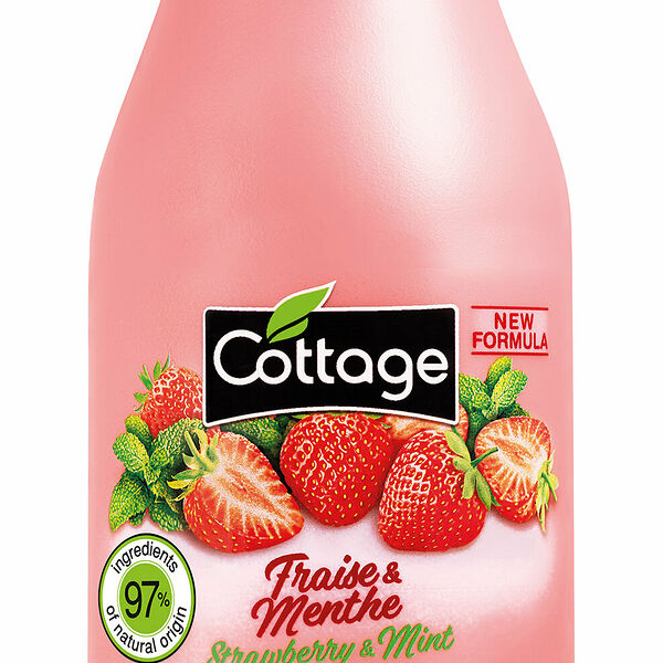 Молочко для душа Cottage Клубника & мята 250 мл