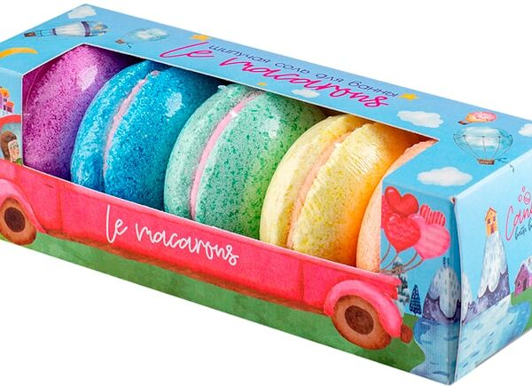 Набор шипучей соли Laboratory Katrin Le macarons 250г 5шт*50г