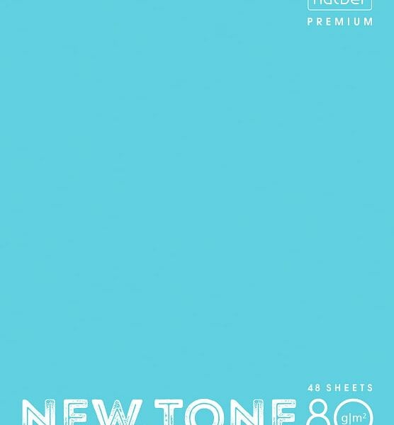 Тетрадь Hatber Premium NEWtone Pastel Незабудка в клетку 48л А5