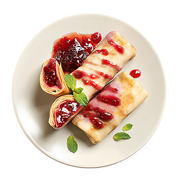 Блинчики с малиной и клубникой, «Уже готово», 2 шт.