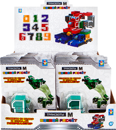 

Трансботы 1TOY Боевой расчет М 10 цифр, в ассортименте