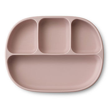 Тарелка Interbaby силиконовая с присоской цвет темно-розовый, Испания