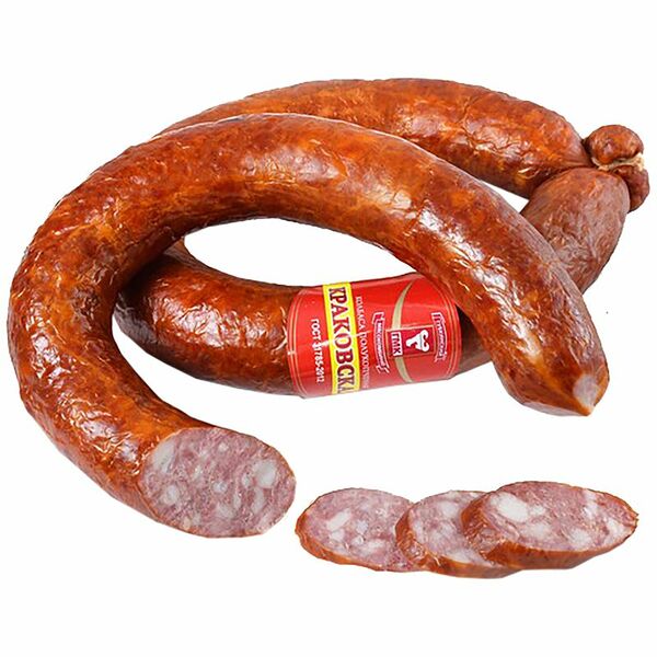 Колбаса полукопчёная Губкинский МК Краковская высший сорт