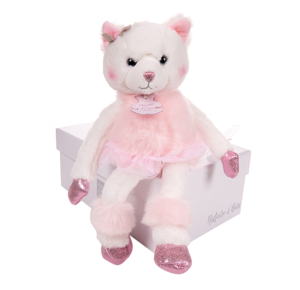 

Игрушка мягкая «Кошечка Мисти» в подарочной упаковке, Histoire D'ours, 25 см, Франция