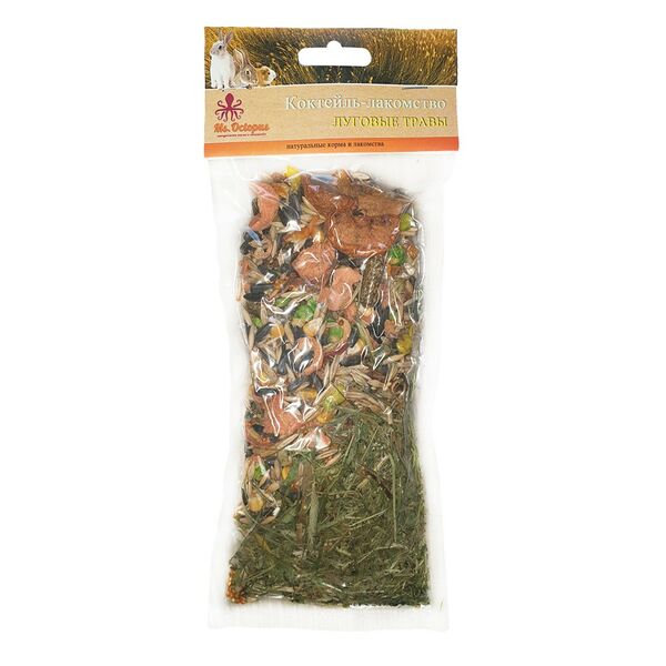 Лакомство для грызунов MS.OCTOPUS Коктейль для морских свинок, луговые травы 160г