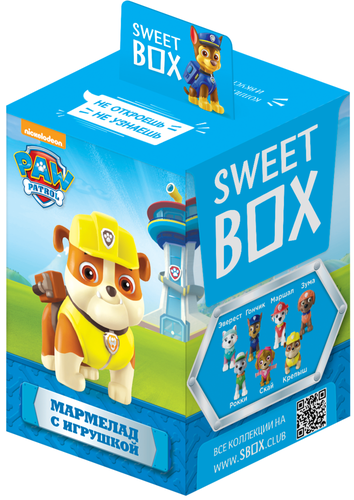 

Мармелад Sweet Box Щенячий патруль жевательный игрушка в ассортименте 10 г