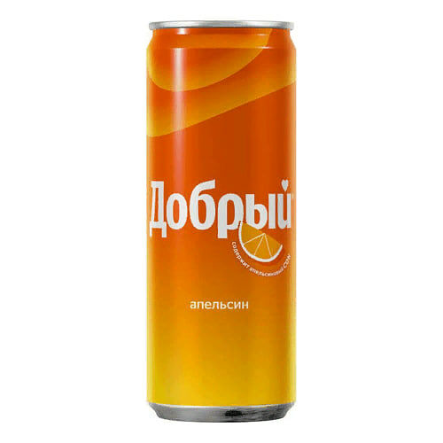 Напиток газированный Добрый Апельсин с витамином С, 250 мл