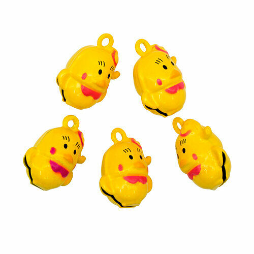 Бубенчик декоративный мет. Птичка, 5шт/уп Astra&Craft