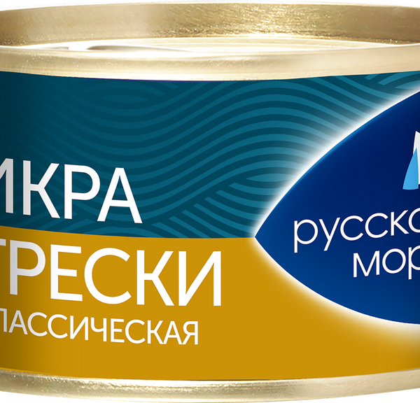 Икра трески Русское море классическая