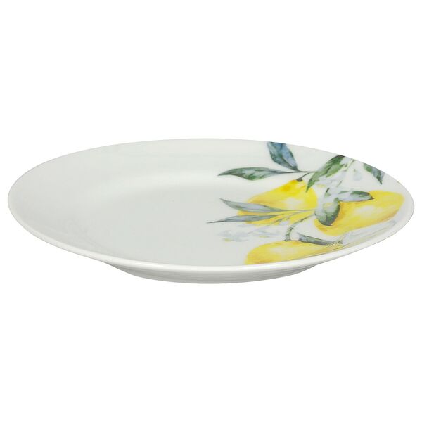 Тарелка десертная Лимоны, 17.5 см, фарфор