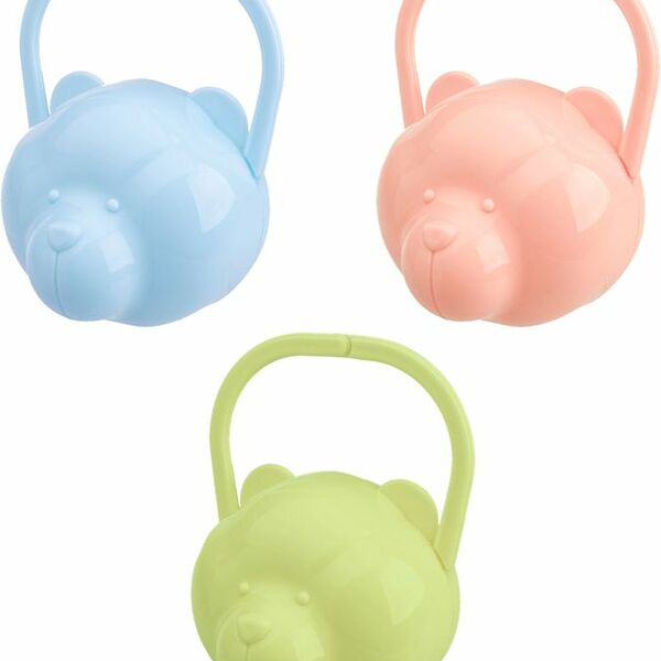 Футляр для пустышки Пластишка Мишка в ассортименте 1шт.