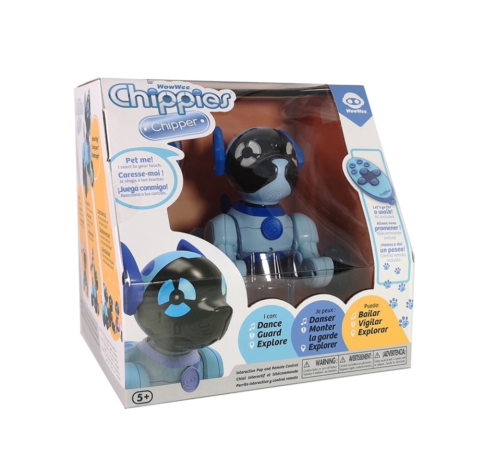 

Собачка WowWee Чиппи голубой
