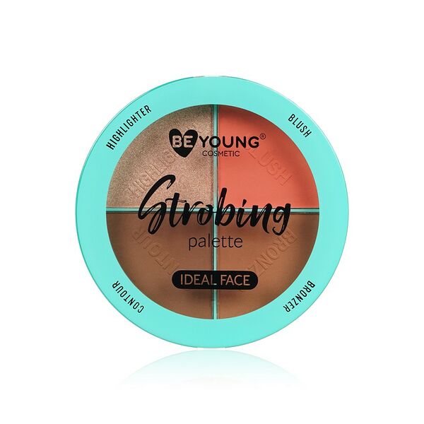 Палетка для скульптурирования лица BeYoung Strobing Palette 02 12 г