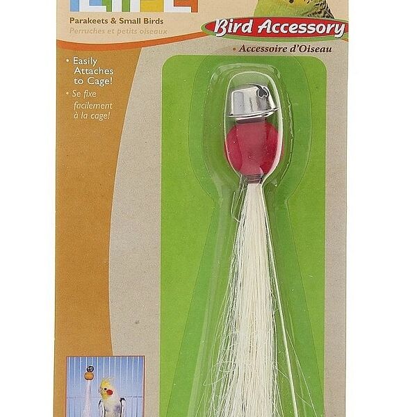 PENN-PLAX Игрушка для птиц Кисточка с бубенчиком малая