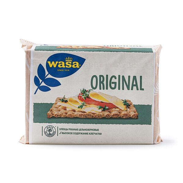 Хлебцы ржаные цельнозерновые Wasa Original
