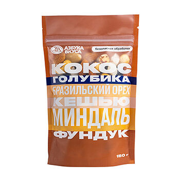 Смесь орехов Азбука Вкуса с голубикой и кокосом