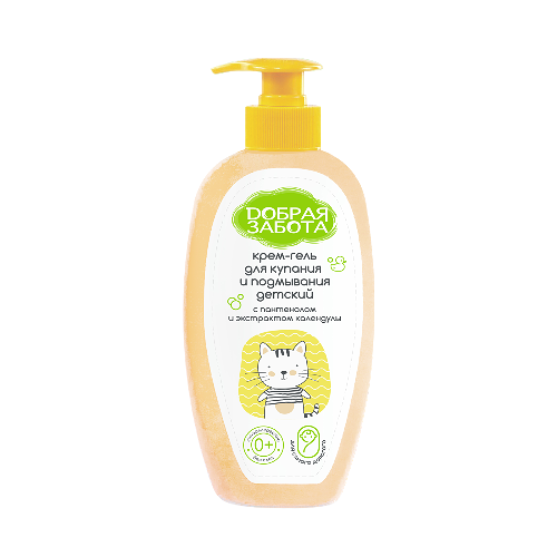 Добрая забота Крем-гель для купания и подмывания 250 мл